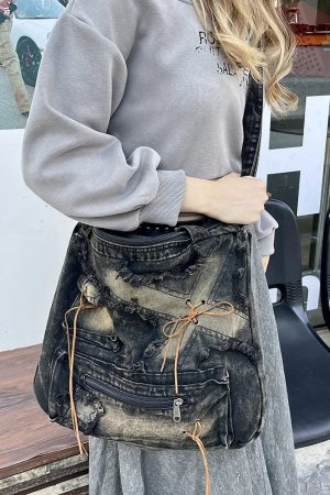 New Style Trends - Stitch Slouch Y2k Bag - Outfit Ideas