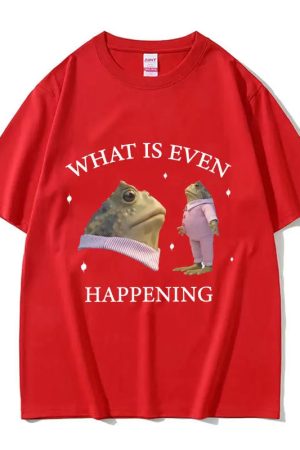 New Style Trends - Surreal Frog Meme Aesthetic T-Shirt - Outfit Ideas