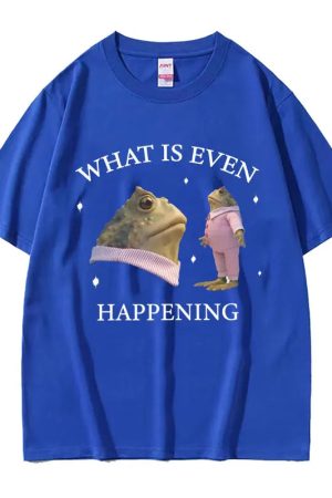 New Style Trends - Surreal Frog Meme Aesthetic T-Shirt - Outfit Ideas