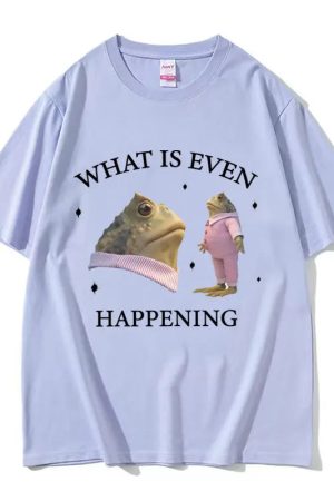 New Style Trends - Surreal Frog Meme Aesthetic T-Shirt - Outfit Ideas