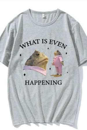 New Style Trends - Surreal Frog Meme Aesthetic T-Shirt - Outfit Ideas