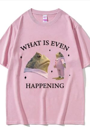 New Style Trends - Surreal Frog Meme Aesthetic T-Shirt - Outfit Ideas