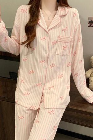 New Style Trends - Sweet Bow Dream Coquette Pajama Set - Outfit Ideas