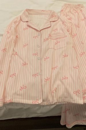 New Style Trends - Sweet Bow Dream Coquette Pajama Set - Outfit Ideas