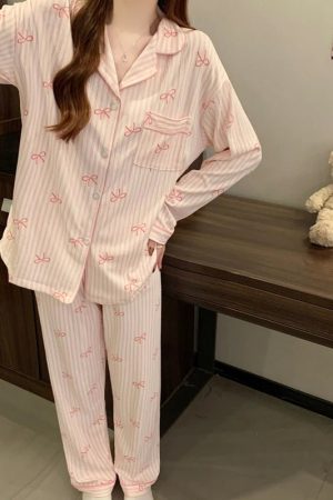New Style Trends - Sweet Bow Dream Coquette Pajama Set - Outfit Ideas