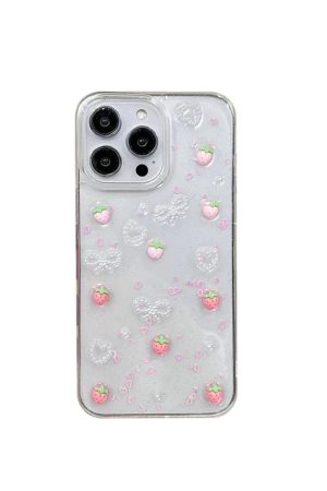 New Style Trends - Sweet Sparkle Strawberry  iPhone Case - Outfit Ideas