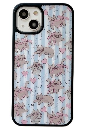 New Style Trends - Sweet Stitch Kitty Kawaii iPhone Case - Outfit Ideas