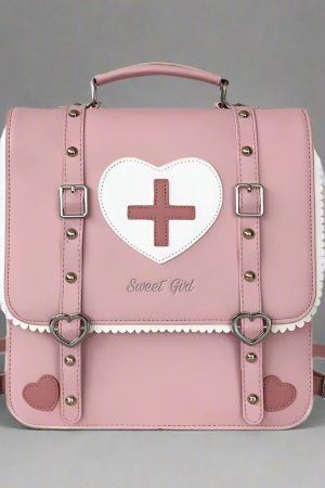 New Style Trends - Sweetheart Medic Satchel Kawaii Backpack - Outfit Ideas