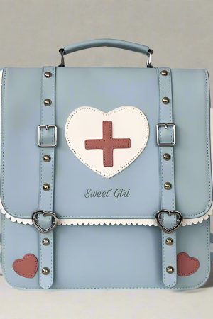 New Style Trends - Sweetheart Medic Satchel Kawaii Backpack - Outfit Ideas