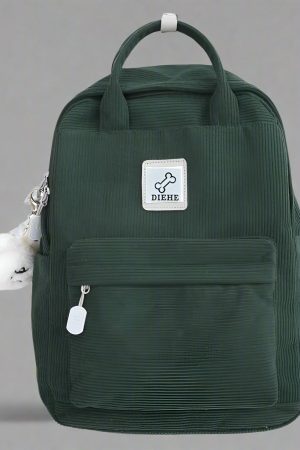 New Style Trends - Teddy Corduroy Kawaii Backpack - Outfit Ideas