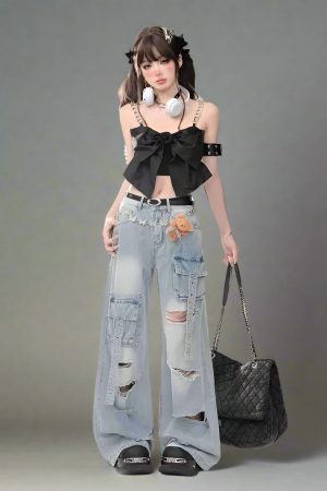 New Style Trends - Teddy Edgy Cargo Jeans - Outfit Ideas