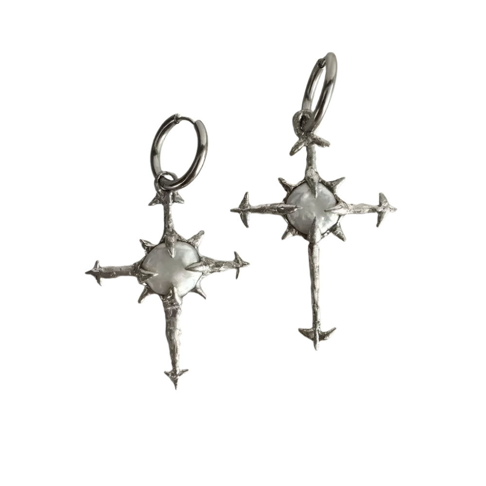 New Style Trends - Thorn Relic Cross Goth Earrings - Outfit Ideas New Style Trends - Thorn Relic Cross Goth Earrings - Outfit Ideas
