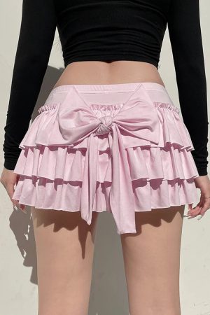 New Style Trends - Tiered Ruffle Pink Skirt - Outfit Ideas