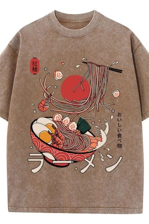 New Style Trends - Tokyo Noodles Kawaii T-Shirt - Outfit Ideas