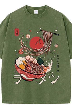 New Style Trends - Tokyo Noodles Kawaii T-Shirt - Outfit Ideas
