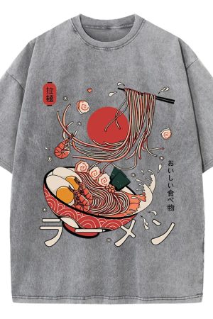 New Style Trends - Tokyo Noodles Kawaii T-Shirt - Outfit Ideas