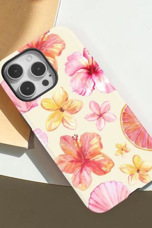 New Style Trends - Tropical Bloom Art Aesthetic iPhone Case - Outfit Ideas
