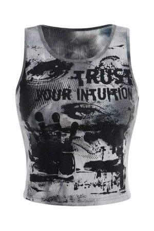 New Style Trends - Trust Your Intuition Alt Crop Top - Outfit Ideas