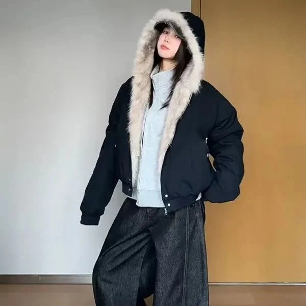 New Style Trends - Urban Frost Fur Y2k Jacket - Outfit Ideas New Style Trends - Urban Frost Fur Y2k Jacket - Outfit Ideas