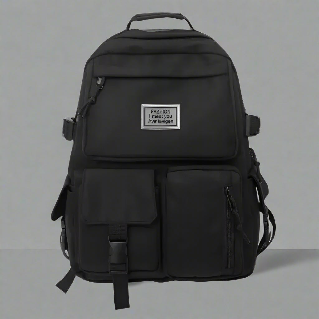 New Style Trends - Urban Utility Buckle Aesthetic Backpack - Outfit Ideas New Style Trends - Urban Utility Buckle Aesthetic Backpack - Outfit Ideas