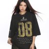 New Style Trends - Varsity Oversized Y2k T-Shirt - Outfit Ideas