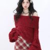 New Style Trends - Velvet Fluff Romance Sweater - Outfit Ideas
