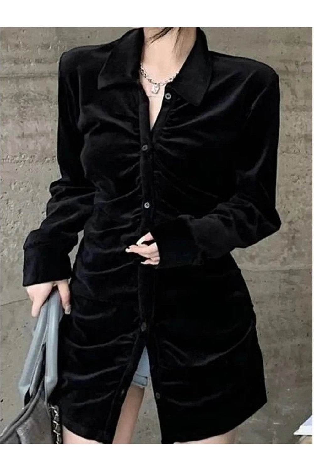 New Style Trends - Velvet Pleated Blouse - Outfit Ideas New Style Trends - Velvet Pleated Blouse - Outfit Ideas