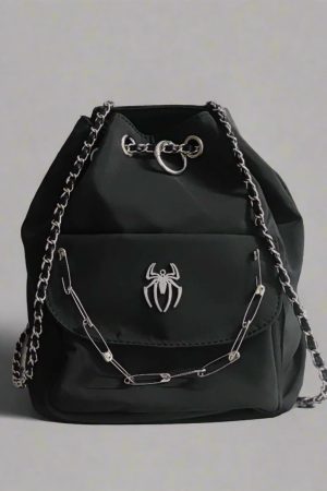 New Style Trends - Venom Chain Alt Punk Backpack - Outfit Ideas