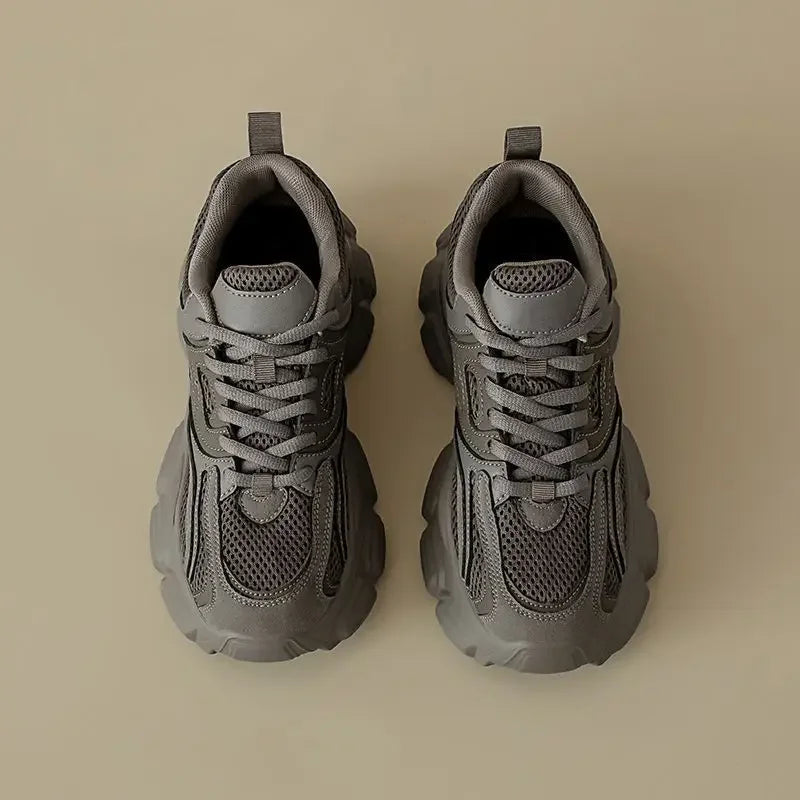 New Style Trends - Violet Mesh Street Edgy Sneakers - Outfit Ideas