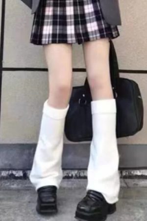 New Style Trends - Violet Vengeance Pastel Goth Leg Warmers - Outfit Ideas