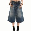 New Style Trends - Washed Downtown Y2k Denim Shorts - Outfit Ideas