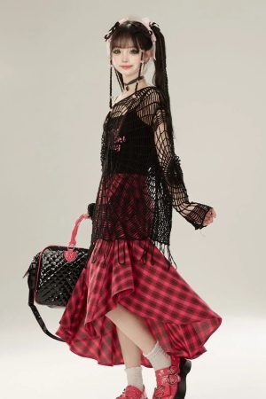 New Style Trends - Webbed Nightmare Alt Mesh Top - Outfit Ideas