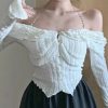 New Style Trends - White Ruffle Kawaii Blouse - Outfit Ideas