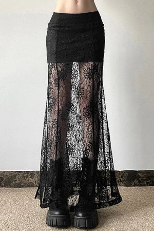 New Style Trends - Widow Bloom Lace Alt Skirt - Outfit Ideas