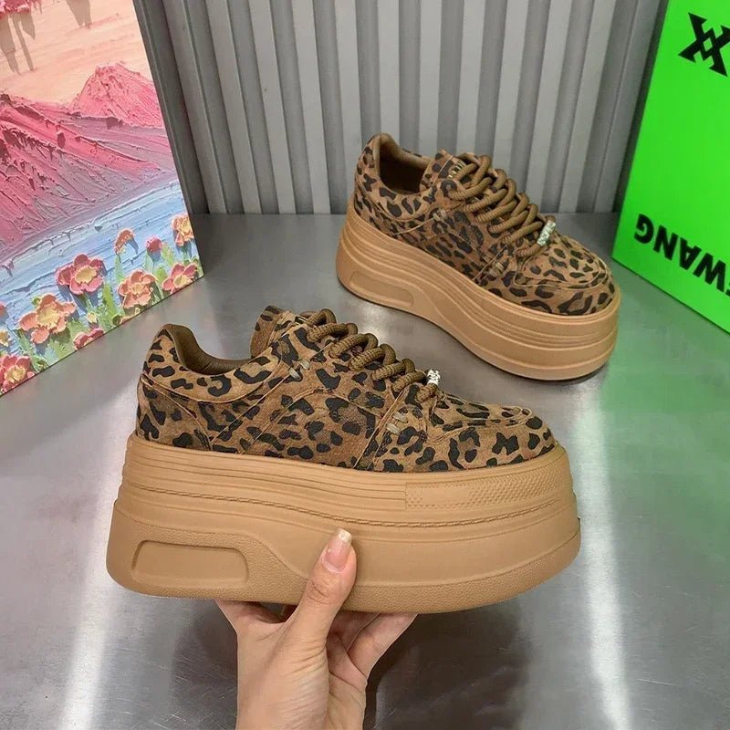 New Style Trends - Wild Instinct Aesthetic Leopard Platform Sneakers - Outfit Ideas New Style Trends - Wild Instinct Aesthetic Leopard Platform Sneakers - Outfit Ideas