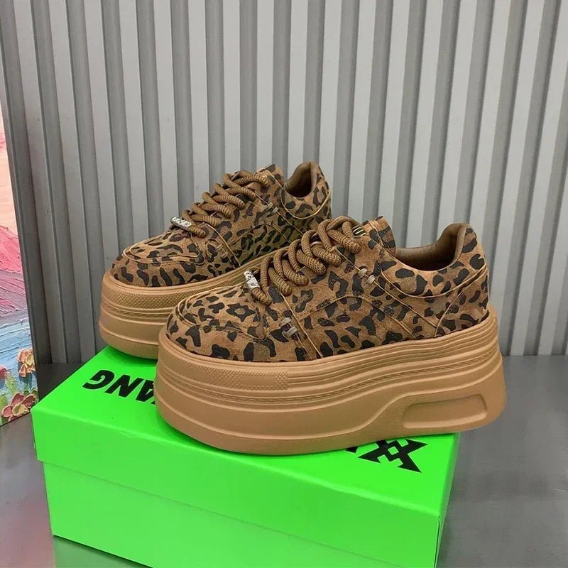 New Style Trends - Wild Instinct Aesthetic Leopard Platform Sneakers - Outfit Ideas New Style Trends - Wild Instinct Aesthetic Leopard Platform Sneakers - Outfit Ideas