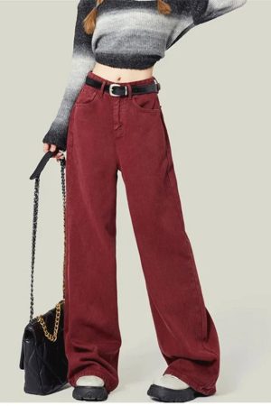 New Style Trends - Wine Rush Straight Alt Pants - Outfit Ideas