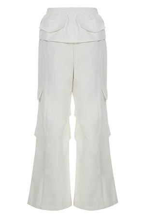 New Style Trends - Wrap Strap Street Cargo Y2k Pants - Outfit Ideas