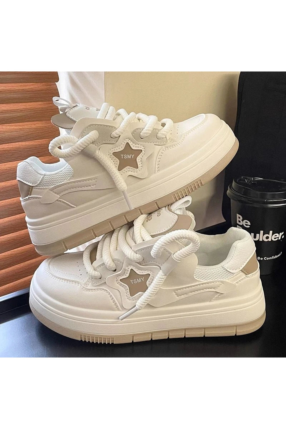 New Style Trends - Y2k Acubi Star Platform Sneakers - Outfit Ideas