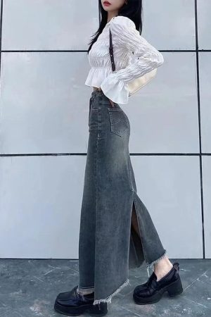 New Style Trends - Y2k All-Match Denim Skirt - Outfit Ideas