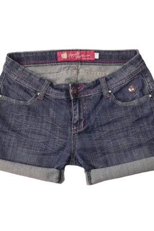 New Style Trends - Y2k Apple Pop Embroidered Shorts - Outfit Ideas