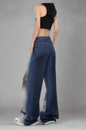 New Style Trends - Y2k Ashen Ruin Distressed Jeans - Outfit Ideas