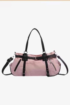 New Style Trends - Y2K Baddie Belted Handbag - Outfit Ideas