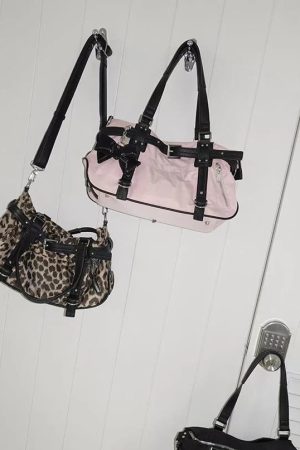 New Style Trends - Y2K Baddie Belted Handbag - Outfit Ideas