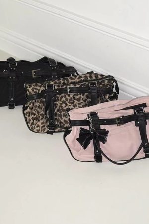 New Style Trends - Y2K Baddie Belted Handbag - Outfit Ideas