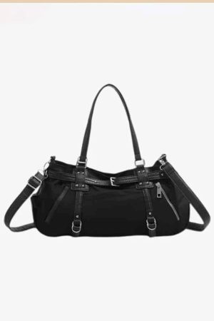 New Style Trends - Y2K Baddie Belted Handbag - Outfit Ideas