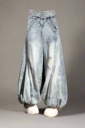 New Style Trends - Y2k Balloon Wide-Leg Jeans - Outfit Ideas