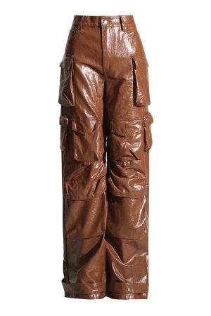 New Style Trends - Y2k Bronze Blaze Cargo Pants - Outfit Ideas