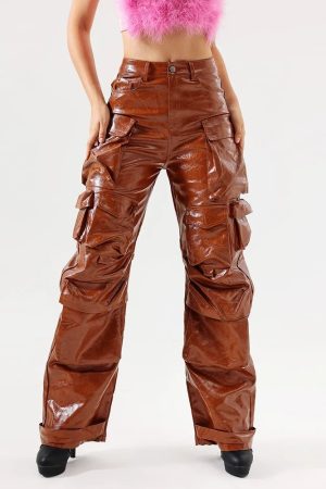 New Style Trends - Y2k Bronze Blaze Cargo Pants - Outfit Ideas