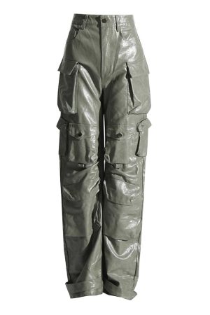 New Style Trends - Y2k Bronze Blaze Cargo Pants - Outfit Ideas